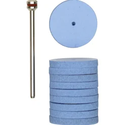 Proxxon Micromot Silikon-Polierscheiben Rad Durchmesser 22 mm 10 Stück mit Träger