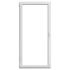 PVC-Balkontür weiß links 100 x 210 cm
