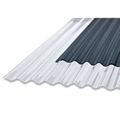 PVC-Wellpappe Sinus transparent 200 x 90 cm