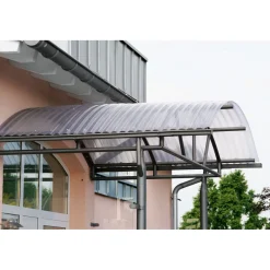 PVC-Wellpappe Sinus transparent 200 x 90 cm