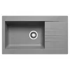Pyramis Einbauspüle Siroko grau 86 x 50 cm