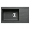 Pyramis Einbauspüle Siroko schwarz 86 x 50 cm