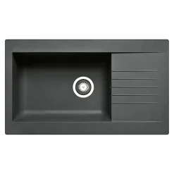 Pyramis Einbauspüle Siroko schwarz 86 x 50 cm