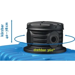 4rain Flachtank FLAT L Garten-Comfort Paket 5000 L