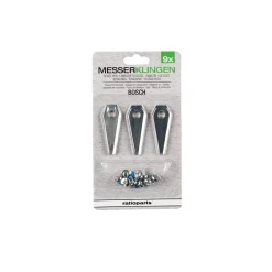 Ratioparts Messerklinge und Schraube für Bosch 1 mm