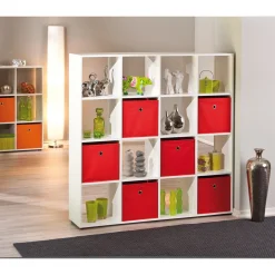 Raumteiler „Caboto 16“, weiß, 139x33x144 cm