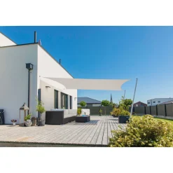 Rechteck-Segel Cannes 4 x 5 m grey