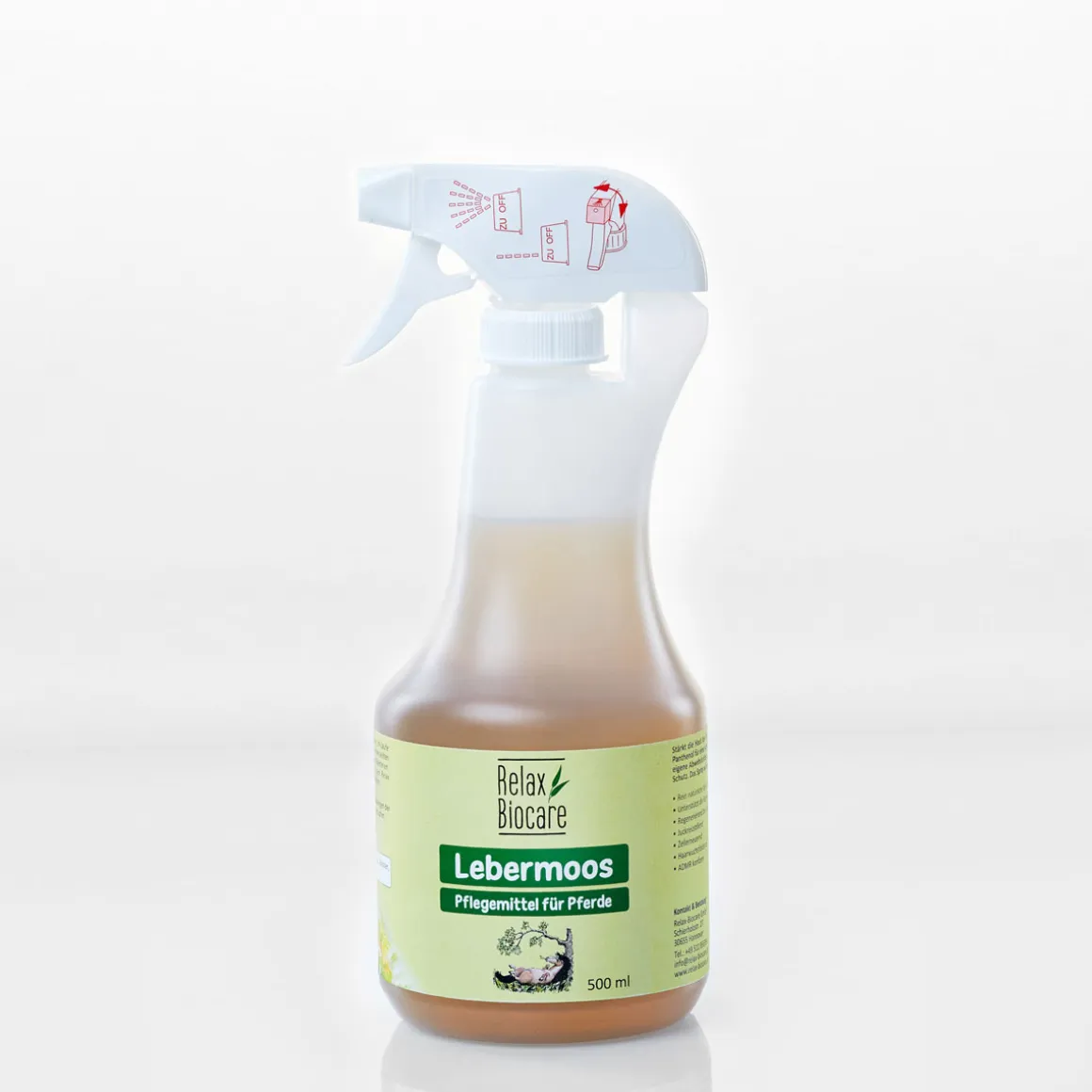 Relax Biocare Lebermoos für Pferde 500 ml