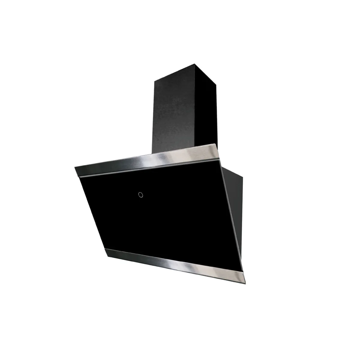 Respekta Haube Schwarz, 60 cm, EEK A++9 Leistungsstufen LED-Beleuchtung