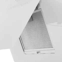 Respekta Kopffreie Schräghaube Leila Glas weiß 60 cm