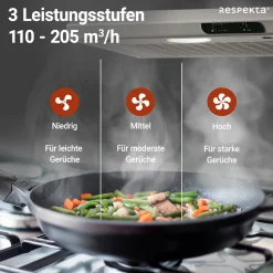 Respekta Suna Unterbauhaube DH640IXL 60 cm Edelstahl