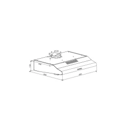 Respekta Tilla Unterbauhaube CH1259IXCN 60 cm Edelstahl