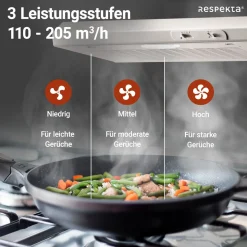 Respekta Unterbauhaube Suna DH620WL weiß 60 cm