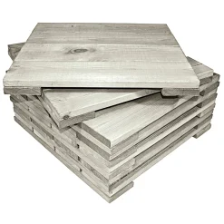 Rettenmeier Holzfliese Kiefer grau 50 x 50 cm