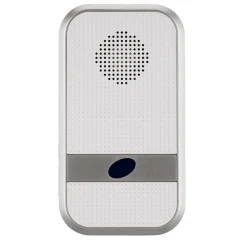 REV Ritter Funk-Gong mit Taster kompakt Orchestra Batterie 58 Melodie 150m weiß