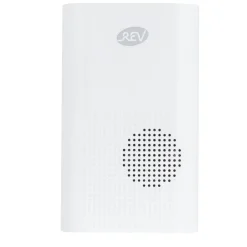 REV Ritter Funk-Gong mit Taster und Standf.Orchestra Batterie 58 Mel. 150m weiß