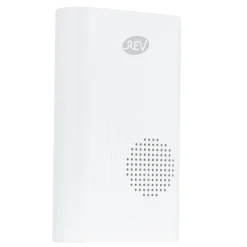 REV Ritter Funk-Gong mit Taster und Standf.Orchestra Batterie 58 Mel. 150m weiß