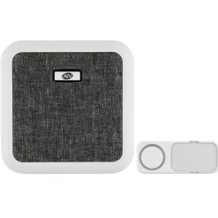 REV Ritter Funk-Gong mit Taster & Stoffbez.Orchestra Batterie 58 Mel. 150m weiß