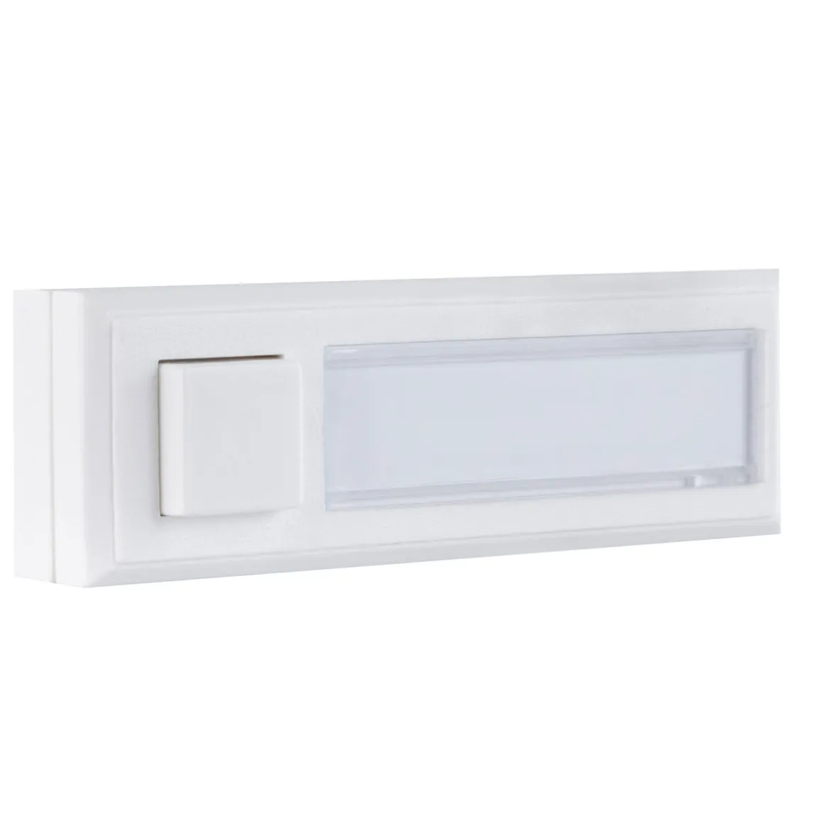 REV Ritter Klingeltaster AP/UP Kunststoff 1-fach mit Namensschild weiß