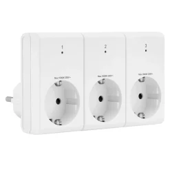 REV Ritter Funkschalt-Set Standard 3+1 mit Fernbedienung weiß