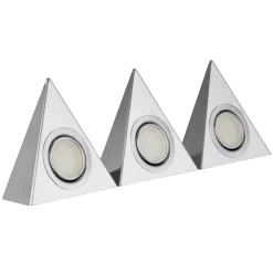 REV Ritter LED-Unterbauleuchte TrianglePromo 3 x 1,8W m Schalter