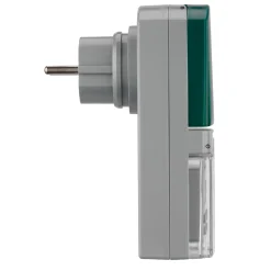 REV Ritter Zeitschaltuhr außen IP44 digital Standard 140 Schaltzeiten grau-grün