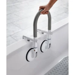 Ridder Badewannen-Einstiegshilfe mit Sauger Rob weiß