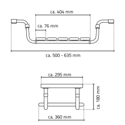 Ridder Badewannen-Sitz Pro weiß