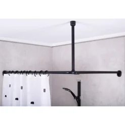 Ridder Deckenstütze Wien Durchmesser 25 mm ca 55 cm schwarz