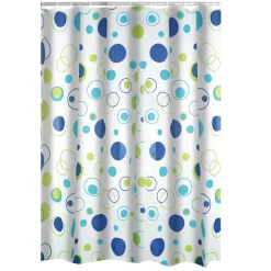 Ridder Duschvorhang Kreise Folie 180 x 200 cm