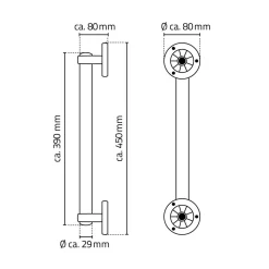 Ridder Haltegriff Pro M weiß