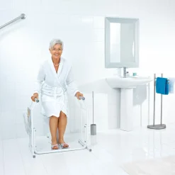 Ridder Mobile WC-Aufstehhilfe inkl Ablagekorb weiß