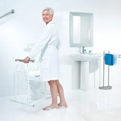 Ridder Mobile WC-Aufstehhilfe inkl Ablagekorb weiß