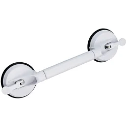 Ridder Reisesauggriff mit 2 Saugern 44,5-57,5 cm teleskopierbar weiß