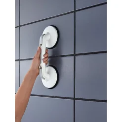 Ridder Reisesauggriff mit 2 Saugern Premium 33 cm weiß