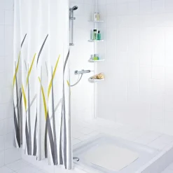 Ridder Teleskop-Duscheckregal mit 4 Ablagen 130-260 cm weiß