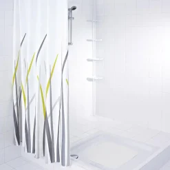 Ridder Teleskop-Duscheckregal mit 4 Ablagen 130-260 cm weiß