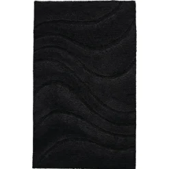Ridder Teppich La Ola 60 x 90 cm schwarz Polyester