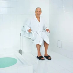 Ridder WC-Aufstehbügel 76 cm klappbar weiß
