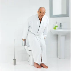 Ridder WC-Erhöhung 10 cm mit Griffen und Deckel weiß