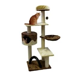 Rohrschneider Etagenboy beige-braun, 50x138x60 cm