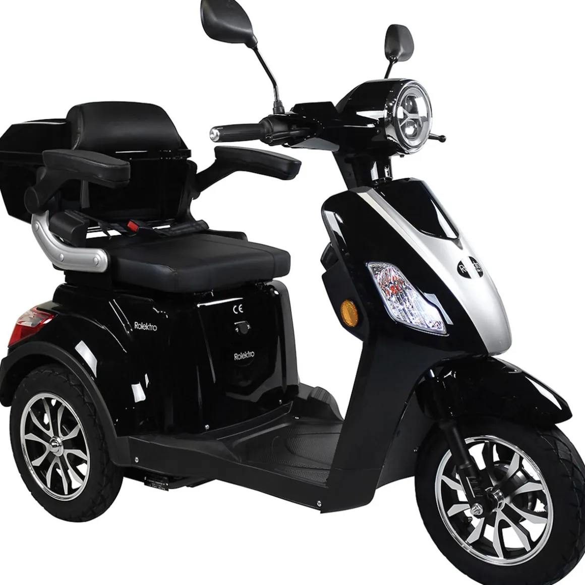 Rolektro E-Dreiradroller „25 V.3“ 1000 W, schwarz