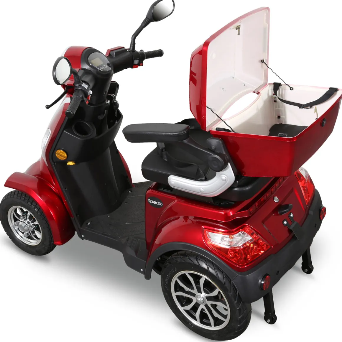 Rolektro E-Quad 25, Rot, 60V-20Ah Bleigel Akkus, 1000 Watt