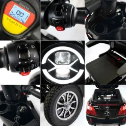 Rolektro E-Quad 25 V.3 Lithium, Schwarz, 60V-30Ah Akku, 1000 Watt