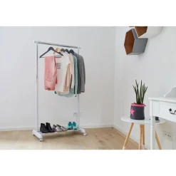 Roll-Kleiderständer 84 x 44 x 101-165 cm