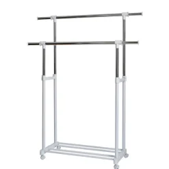 Roll-Kleiderständer XXL 90-134 x 44 x 95-169 cm