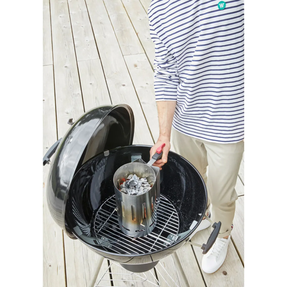 Rothmann Anzündkamin Exclusive inkl Auto-Release-Funktion Material Edelstahl