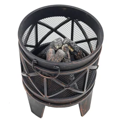 Rothmann Feuerkorb Oregon Rostoptik antik Durchmesser ca 42 cm