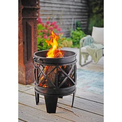 Rothmann Feuerkorb Oregon Rostoptik antik Durchmesser ca 42 cm