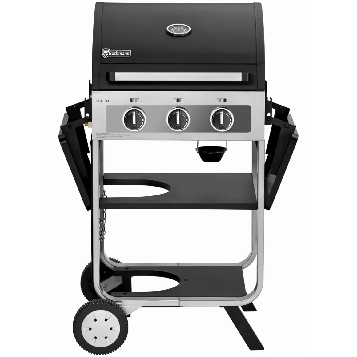 Rothmann Gasgrill Seattle 3 Edelstahlbrenner